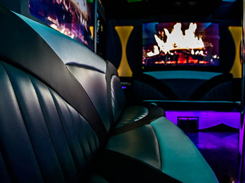Plush seats